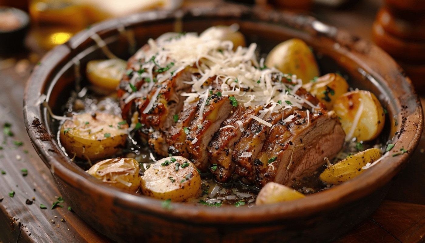 Découverte de la recette du rôti Orloff accompagné de pommes de terre