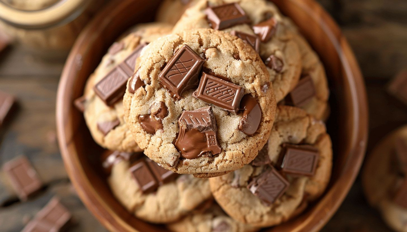 Découvrez la recette gourmande des cookies au kit kat