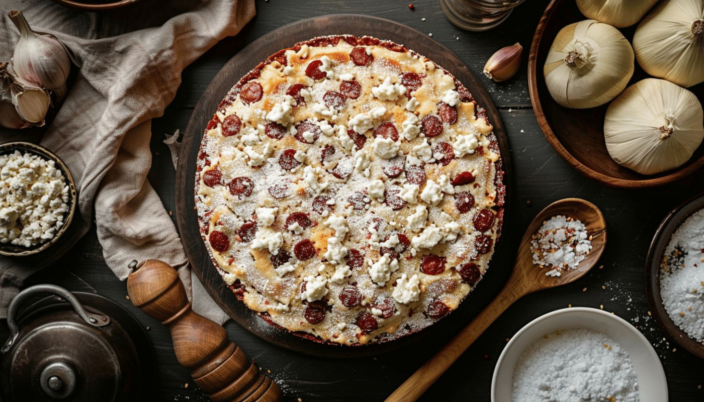 Recette originale : Le cake au chorizo et chèvre, une combinaison surprenante